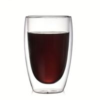 Tasses à café en verre modernes à double paroi isolées et écologiques pour grands gobelets, thé, latte, cappuccino, expresso, fêtes, Chine