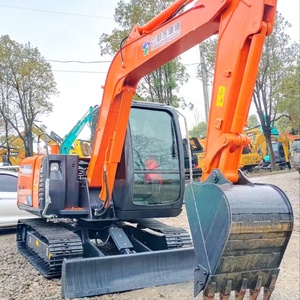 Excavadora de cadenas Hitachi ZX60 de 6 toneladas, miniexcavadora de construcción usada Hitachi, peso operativo - Product Image 1