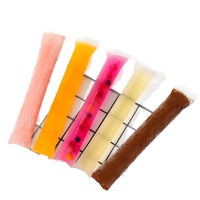 Sacs d'emballage transparents personnalisés Candyer en gros pour bâtonnets glacés, sacs en plastique de qualité alimentaire pour emballages de sucettes glacées et de glaces
