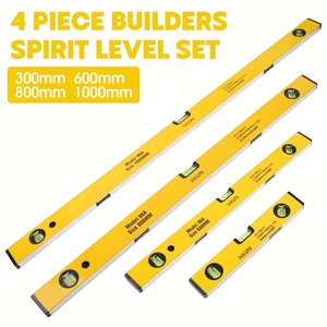 Yapı inşaatı ölçümü için 30/60/80/100cm yüksek kalite ve hassas özelleştirilebilir manyetik su terazisi kabarcık seviyesi - Product Image 6