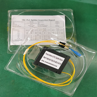 OEM FTTH OS2 G657A1 2.0mm 1 * N 2 * N PLC Splitter Cassette Box avec Logo pour 4G 3G GSM POE TCP Networks