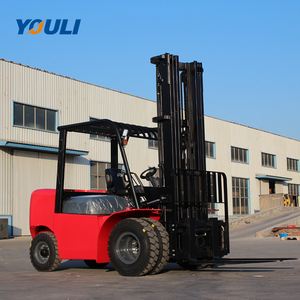 מפעל ישיר מכירה גבוהה קיבולת מעלית 5.0 טון דיזל מלגזה מנוע מלגזה משאית עבור מחסנים - Product Image 3