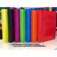 Carpeta de Anillas para Exámenes Estudiantiles con Colores, Tamaños y Grosor Personalizados, Impresión Digital con Logotipo, Orificios para Hojas Sueltas, Organización