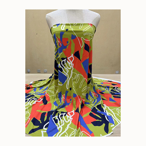 イタリアのデザイン衣服の使用法デジタルプリントシルクリネン混合 - Product Image 2