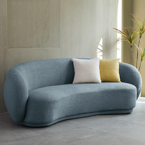 आधुनिक डिजाइन कपड़े सोफे कमरे में रहने वाले घर के लिए फर्नीचर घुमावदार सोफे सोफे - Product Image 5