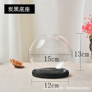 Caixa de vidro para decoração de flores criativa e eterna, caixa cega esférica, acessórios DIY para decoração de casa, presentes de feriados - Product Image 6