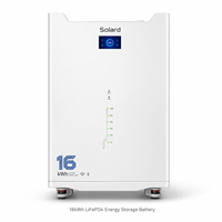 Batería de Almacenamiento Inteligente LiFePO4 para Exteriores, Sin Conexión a la Red, 16KWh 51.2V 314Ah, 8000 Ciclos, Libre de Mantenimiento