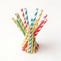 Pailles en papier télescopiques entièrement biodégradables de 12 mm et 6 mm pour boissons, en gros, pour emballage en boîte