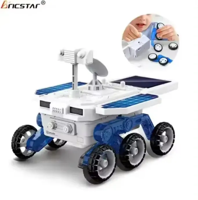Bricstar Bestseller wissenschaftliche Experiment-Kits DIY 4WD Solar-Konzept-Autostamm-Spielzeug für Kinder, diy Solar-Stromat