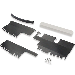 Accessoires de voiture adaptés pour Subaru WRX/WRX STi 2015-2020 Kit de couvercle de panneau de plaque de refroidissement de <span class=keywords><strong>radiateur</strong></span> en <span class=keywords><strong>aluminium</strong></span>/remplacement de carénage 1 ensemble - Product Image 2