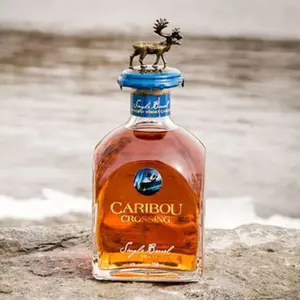 Bán Buôn Tùy Chỉnh Nhôm Cognac Whisky Brandy Tequila Cocktail Kim Loại Tư Nhân Nhãn Dán Với Tự Dính