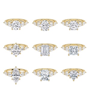 Anillo de Eternidad con Diamantes Cultivados en Laboratorio, Certificado IGI, de 0.5ct a 5ct, CVD HPHT, Oro Sólido de 14k o 18k, Anillo de Bodas para Mujer - Product Image 4