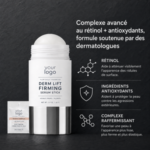 Sérum en stick anti-âge à marque privée, réparateur après-soleil, hydratant, repulpant, non gras, multi-usages, raffermissant, au rétinol - Product Image 6
