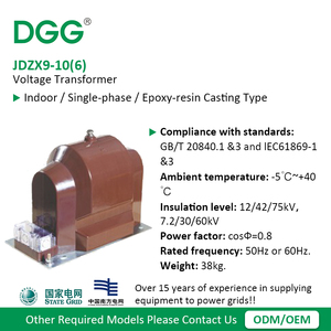 Transformador de Voltaje Interior DGG de 11kV, Tipo de Resina Epoxi de Media Tensión para Medición y Circuitos de Protección de Subestaciones - Product Image 2