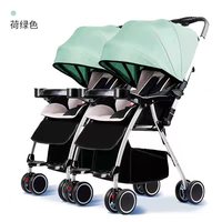 Twins Poussette Léger Voyage Convivial Ultra Compact & Pliable-Convient dans la cabine de l'avion et les frais généraux-pour les tout-petits