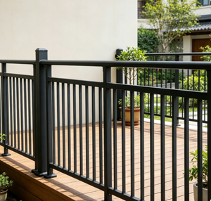 Barandillas de Balcón de Acero Galvanizado Personalizadas, Barandas <span class=keywords><strong>para</strong></span> Terrazas y Azoteas, Cercas de Aleación de Aluminio <span class=keywords><strong>para</strong></span> Villas y Comunidades Residenciales - Product Image 5