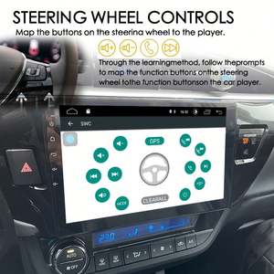 Autoradio Android 13 8+128 Go avec commande vocale IA, navigation, CarPlay sans fil pour Toyota Corolla 2013-2016, lecteur multimédia vidéo - Product Image 3