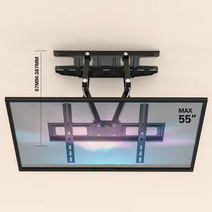 CHARMOUNT Wholesale Full Motion Tv Wall Mount Max VESA 400*400mm Tv Wall Bracket Mount Lcd 26 32 50 55 Inch