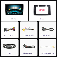 9 pouces pour FIAT STILO 2010 autoradio stéréo unité principale 2 Din GPS MP5 Android lecteur Navigation installer Fascia Dash