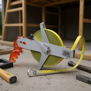 Cinta métrica Stanley Master II Wheel de 50m/mm para medir largas distancias - Product Image 3