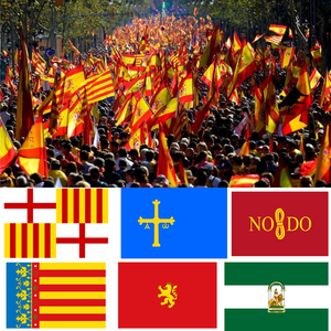 Bandera de España 3*5 pies en Stock Lista para Envío Rápido, Cinturón Oxford con Hebilla Metálica, Bandera Española para Exteriores y Patios - Product Image 5