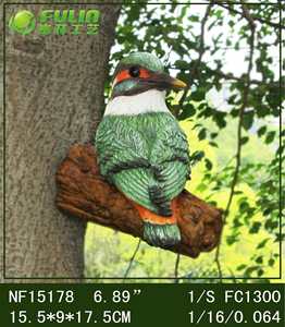 Arbre lumineux de jardin à énergie solaire ornement suspendu extérieur résine artisanat guirlande d'oiseaux Statue ornement d'oiseau pour jardin décoratif - Product Image 4