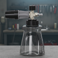 Pistolet à mousse neuf d'usine pour lavage auto, canon à mousse neige, équipement de lavage, pulvérisateur de mousse robuste et réglable de 1000 ml pour le nettoyage