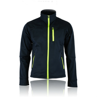 Veste softshell personnalisée pour homme, grande taille, décontractée, avec fermeture éclair, respirante, thermique, coupe-vent, pour l'automne