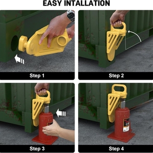 Сверхмощный транспортировочный контейнер с разъемом, Бустерный подъемник с портативной U-образной ручкой - Product Image 6