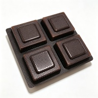 Party 4-delige fruitbak liner voor afternoon tea, stapelbaar, lichtgewicht, groothandel PET insert