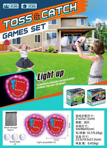 Raquette Attrape-<span class=keywords><strong>balle</strong></span> Jouet Sport Extérieur Avec Jouets Lumineux Basket-Ball Rugby Softball Aspiration Raquette et Attrape-<span class=keywords><strong>balle</strong></span> Jeu - Product Image 3