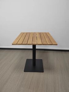 Tavolo <span class=keywords><strong>da</strong></span> pranzo rotondo <span class=keywords><strong>in</strong></span> <span class=keywords><strong>legno</strong></span> naturale con tavolo quadrato a doghe <span class=keywords><strong>in</strong></span> Teak <span class=keywords><strong>da</strong></span> <span class=keywords><strong>esterno</strong></span> - Product Image 3