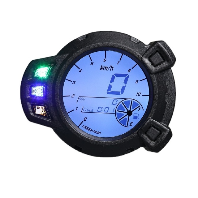OEM Brand LED/BWS Motorcycle Instrument Panel with Electronic LCD Speedometer 90-Day Warranty