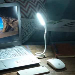 Mini luz De lectura USB portátil con 18 LEDS de atenuación <span class=keywords><strong>Flexible</strong></span> <span class=keywords><strong>LED</strong></span> USB Plug-In Book Light <span class=keywords><strong>Lampara</strong></span> De Libro Portatil para estudiantes - Product Image 3