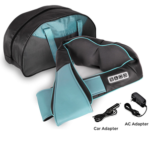 Tragbarer 3D-Nacken-Schultermassage gürtel Elektrisches Shiatsu-Knet massage gerät mit Wärme-Ganzkörper massage Schal Muskel relax ant - Product Image 3