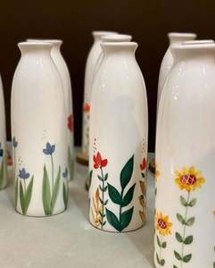 Jarrón de cerámica de flores moderno nórdico Floral Simple, jarrón de cerámica de flores de pie con plantas <span class=keywords><strong>artificiales</strong></span> <span class=keywords><strong>para</strong></span> decoración del hogar, jarrón de lujo - Product Image 5