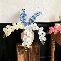 Offre Spéciale – Fleurs Artificielles Phalaenopsis à 9 Têtes, Durables, Effet Réel, pour Décoration de Table Maison et Bureau – Fausses Fleurs d'Orchidée