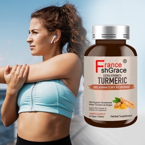 Comprimés de Curcuma Herbal Personnalisés : Favorisent la Fonction Inflammatoire Saine du Corps et la Réponse Antioxydante - Product Image 1