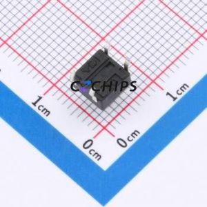 TS-1095PD-A7B2-D2 Tactile Switch Through hole-4P,6x6mm Switch Single Pole Single Throw Round Button 1.8N Through Hole - Product Image 2