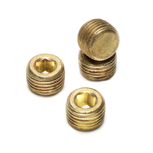 Hujiang Kupfer-Stahl Sechskant-Steckverbinder mit Reinigungsfläche und 0,25 Zoll Montagelochdurchmesser - Product Image 3