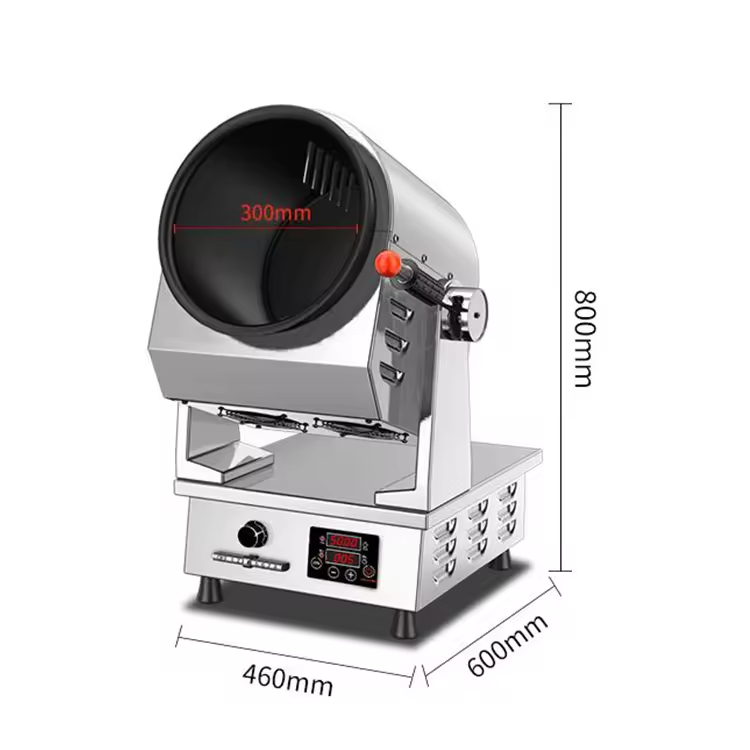 Smart Cooking Robot Rice Cooker Hot Mix Food Processor Multifunctional Commercial Drum Stir Fry Machine Fried Rice Machine