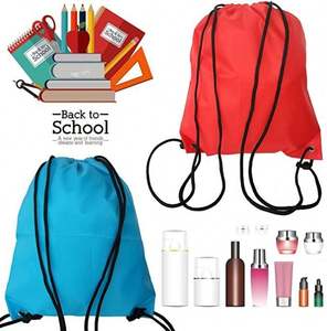 Mochilas Ecológicas Plegables con Cordón, Tejido de Poliéster Amigable, 420D Impermeable, Portátil, Personalizable, Moda para Exteriores - Product Image 5
