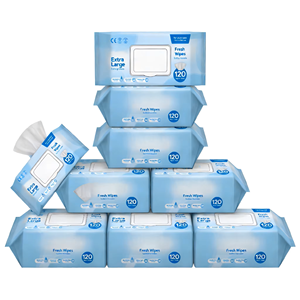 Toallitas de Limpieza Ecológicas, Antibacterianas, Extra Suaves, Sin <span class=keywords><strong>Alcohol</strong></span>, 120 Unidades, Marca Personalizada, Fabricación OEM en China - Product Image 1