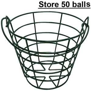 Cesta para Pelotas de Golf con Asa, Cestas Metálicas para Pelotas de Golf para Tapete de Práctica - Product Image 5