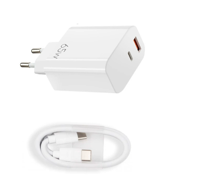 Tête de charge européenne blanche 65w