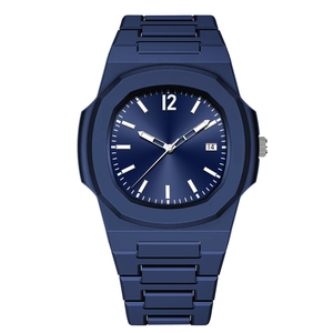 Reloj de Cerámica Automático para Hombre con Brazalete Integrado, Esfera con Textura Horizontal, Reloj Mecánico Deportivo de Lujo - Product Image 3