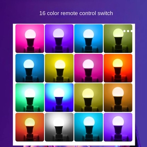 9 wát RGB <span class=keywords><strong>LED</strong></span> thông minh thông minh bóng đèn với điều khiển từ xa nguồn nhà sản xuất của E27 cơ sở thay đổi màu sắc bầu không khí ánh sáng cho home & Garden - Product Image 3