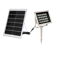 Baumbeleuchtung Landschaftsstrahler LED-Flutlichter mit Solarpanel Wasserdicht IP67 Aluminium Solar Fernbedienung Dimmbare Leuchten