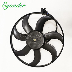 Ventilador de Radiador Eléctrico para Automóvil para VW Polo Fox Vento PO Skoda Fabia Roomster Seat <span class=keywords><strong>Ibiza</strong></span> Cordoba Rapid 6Q0959455AD 6R0959455E - Product Image 1