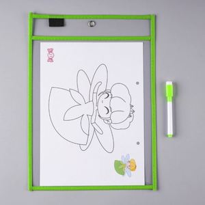 Fundas Transparentes Reutilizables de PET para Borrado en Seco, 10 x 14 Pulgadas, Fundas Colgantes para Escribir y Borrar para Niños, Aula y Regalos Promocionales - Product Image 2